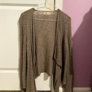 Hollister Women's Brown Sweater Cardigan